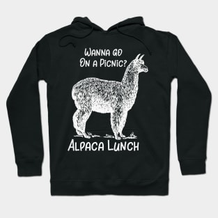 Wana Go on a Picnic Alpaca Lunch Hoodie